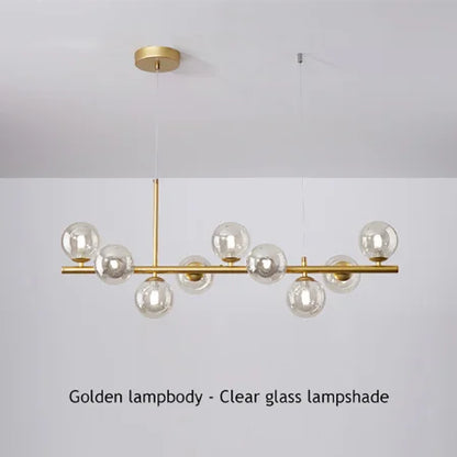 DecorBites™ 9-Light Modern Black LED Chandelier