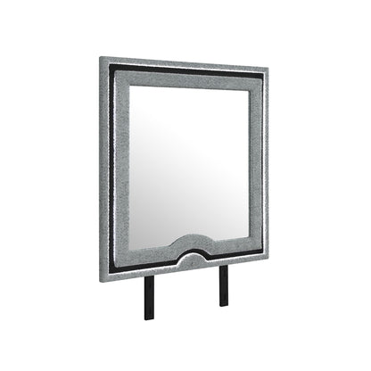 Isaiah - Mirror With Upholstered Frame And LED Lighting