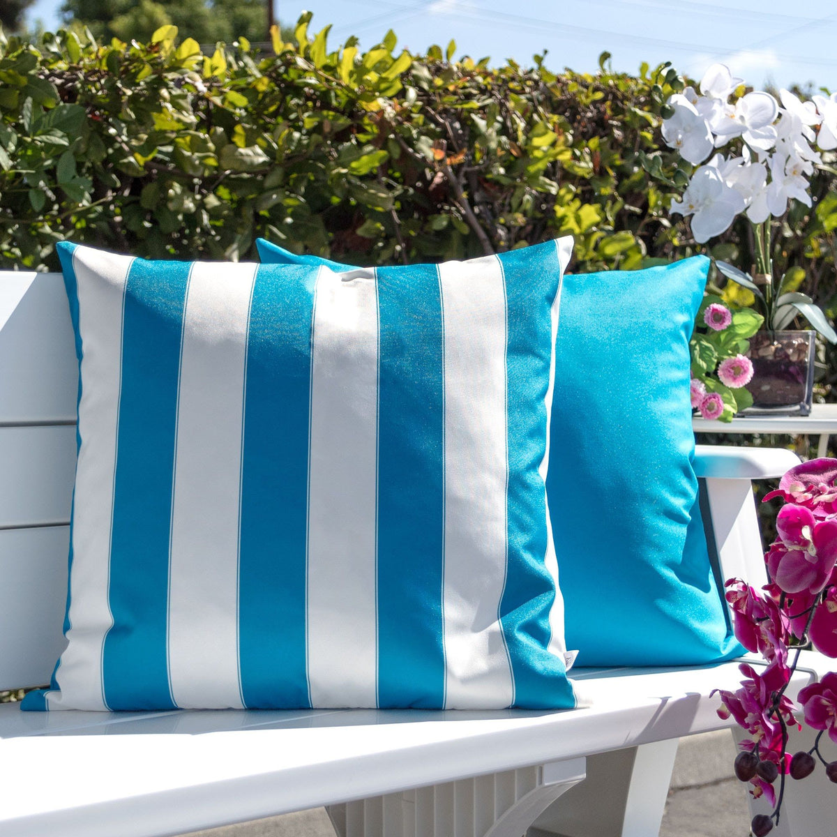 Horizon Stripe Pillow Outdoor & Indoor