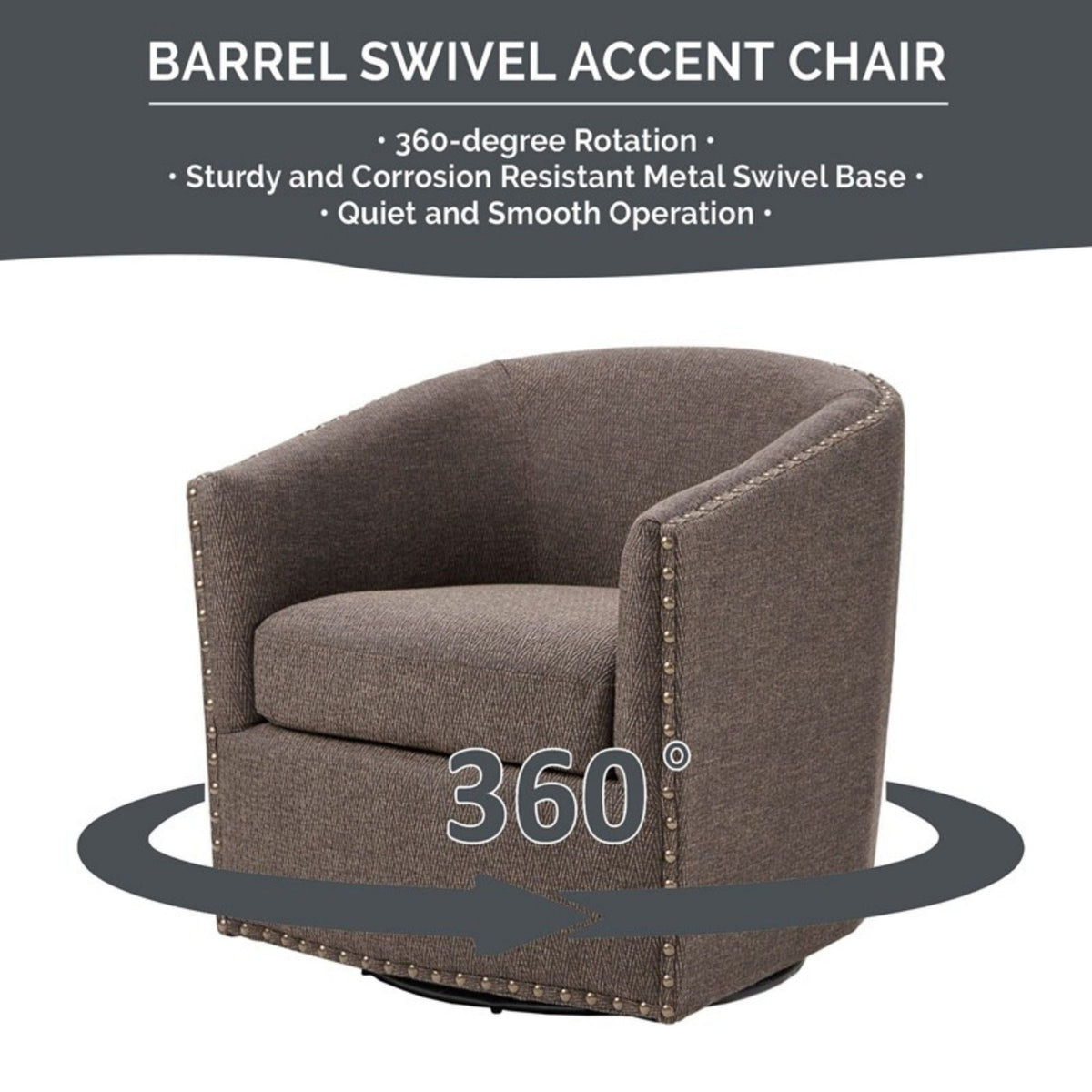 Luxurious Chair With 360 Degree Rotation