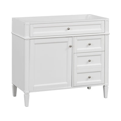 Bathroom Vanity With 2 Drawers And Tip-Out Drawer, Storage Cabinet