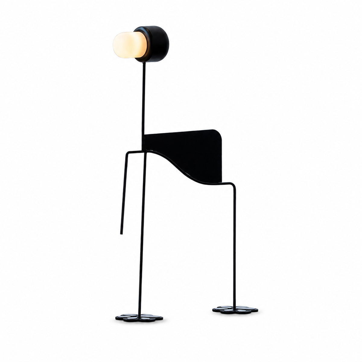 Pavlo Sculptural Dog Floor Lamp