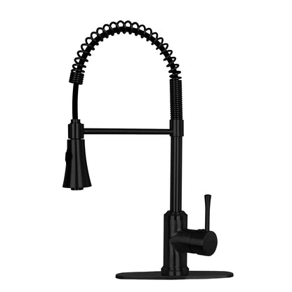 One-Handle Pre-Rinse Spring Copper Kitchen Faucet - AK96566-C
