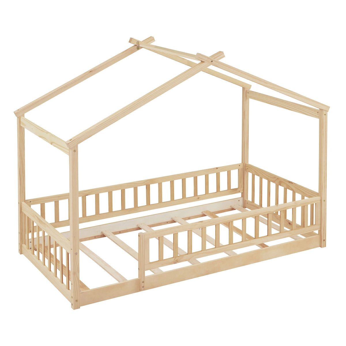 Bed House Bed Frame With Fence