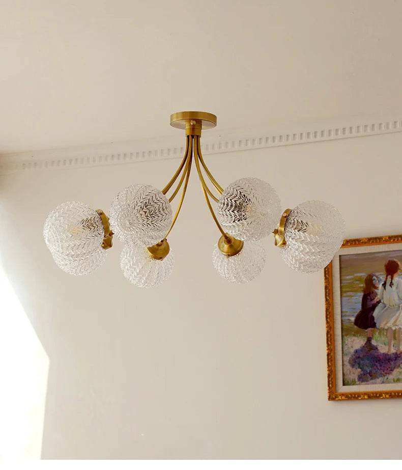 DecorBites™ Glass Ball Ceiling Light: Modern Nordic Living Room Dining Room Bedroom Lamp