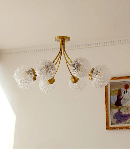 DecorBites™ Glass Ball Ceiling Light: Modern Nordic Living Room Dining Room Bedroom Lamp