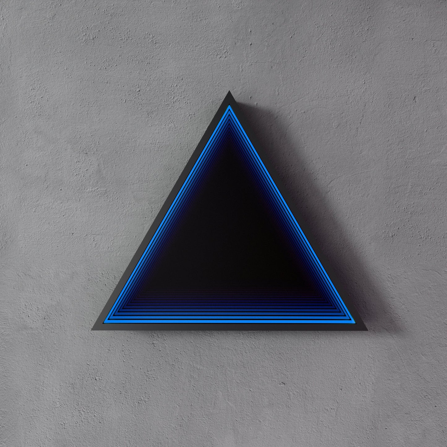 3D Triangle Mirror Light