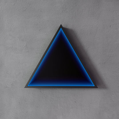 3D Triangle Mirror Light