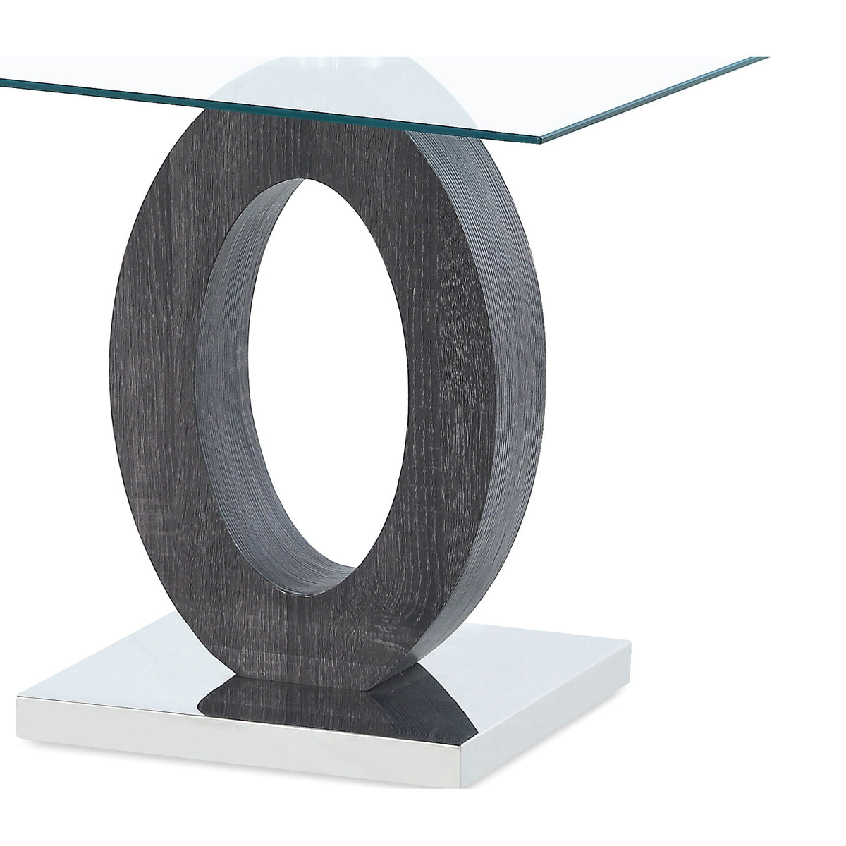 End Table - Brown White