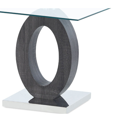 End Table - Brown White