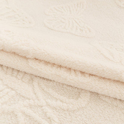 Luxury 3D Butterfly Jacquard Sofa Throw Blanket, Ultra-Soft Plush Fleece Couch Cover