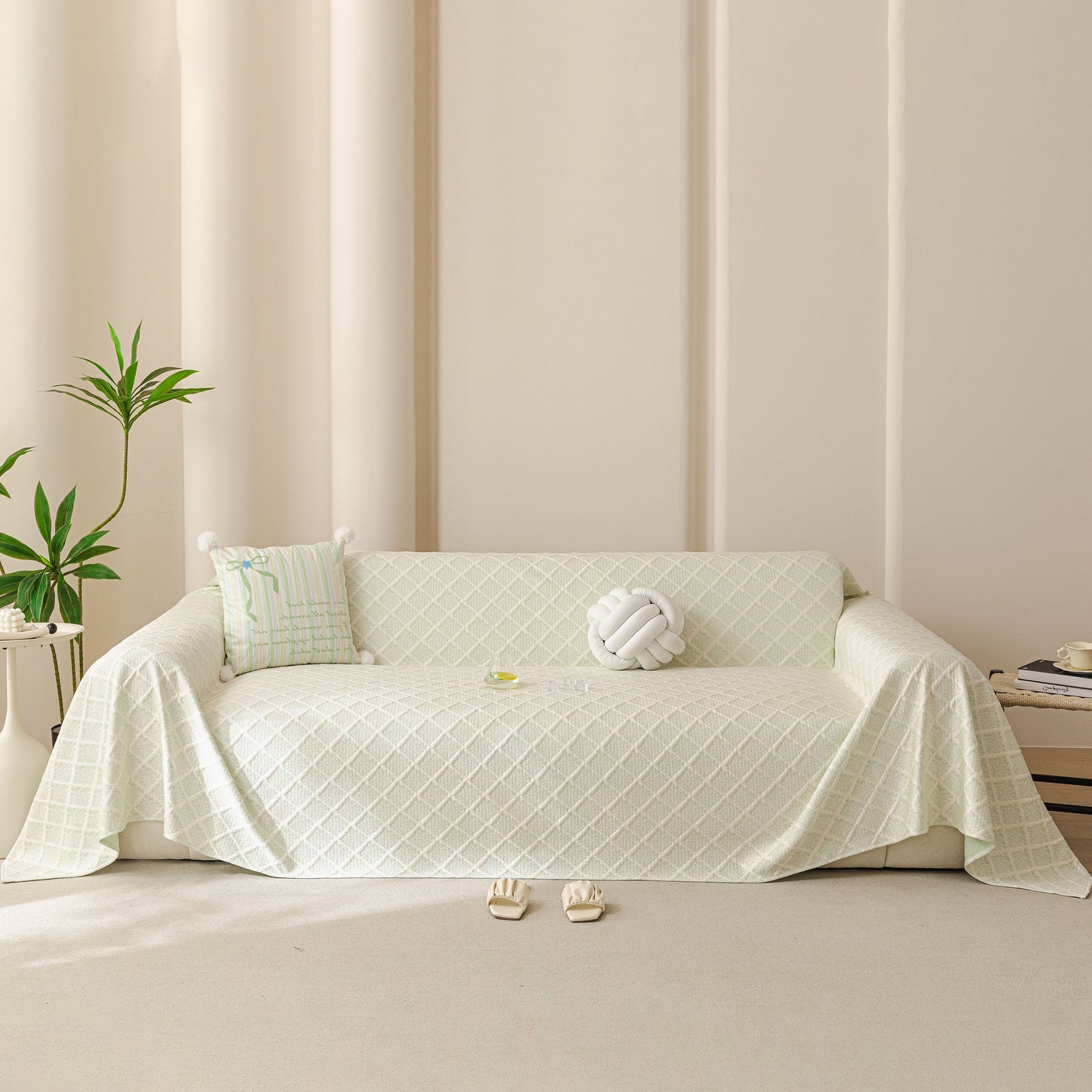Cooling Couch Cover Throw, Washable Breathable Summer Bed Cover Sofa Protector Covers