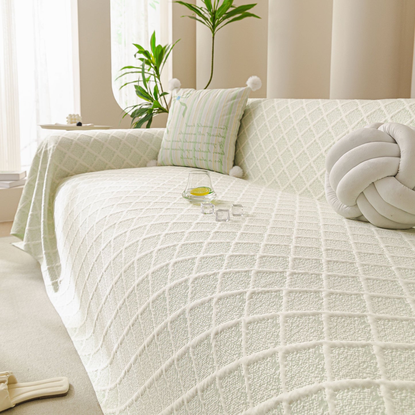 Cooling Couch Cover Throw, Washable Breathable Summer Bed Cover Sofa Protector Covers