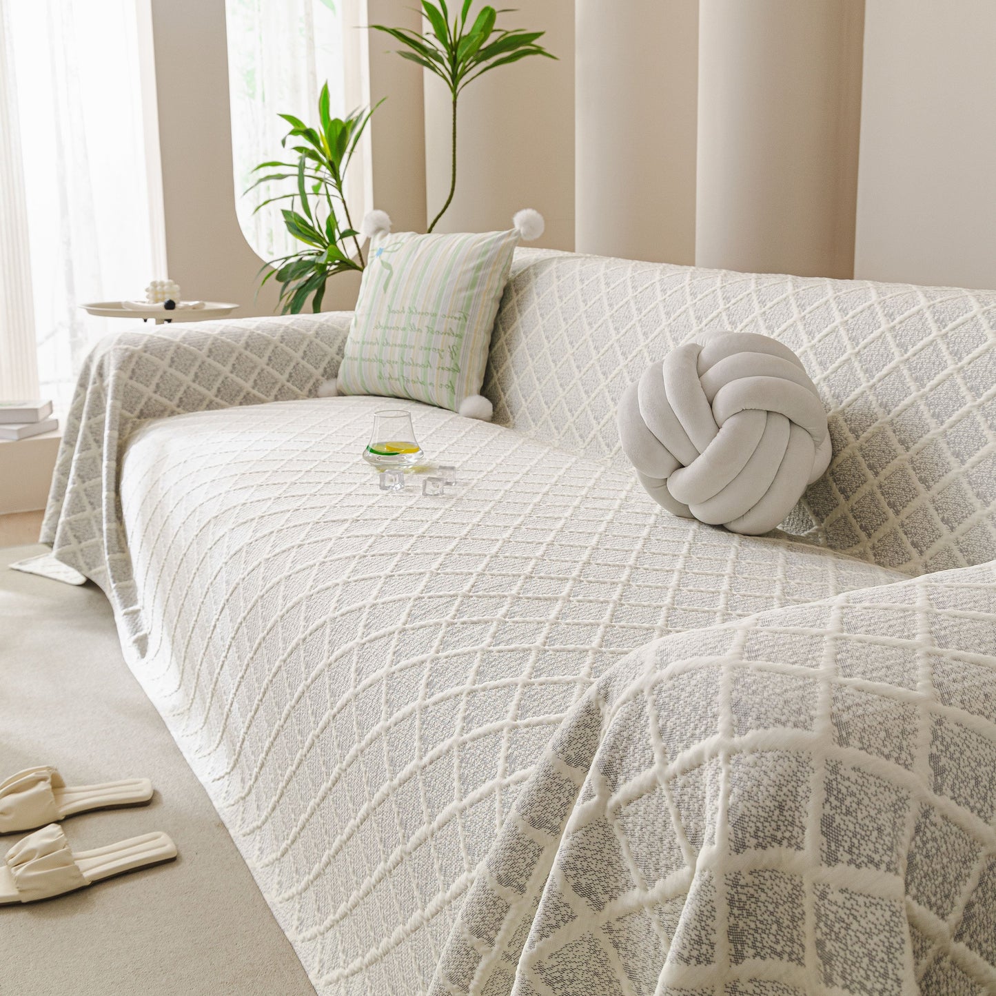 Cooling Couch Cover Throw, Washable Breathable Summer Bed Cover Sofa Protector Covers