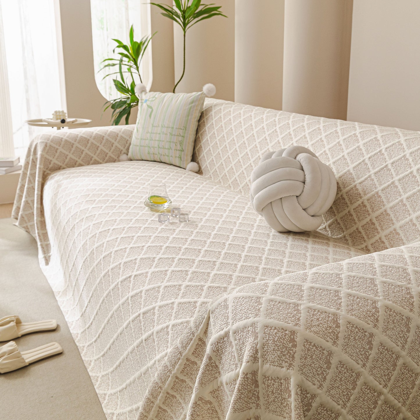 Cooling Couch Cover Throw, Washable Breathable Summer Bed Cover Sofa Protector Covers