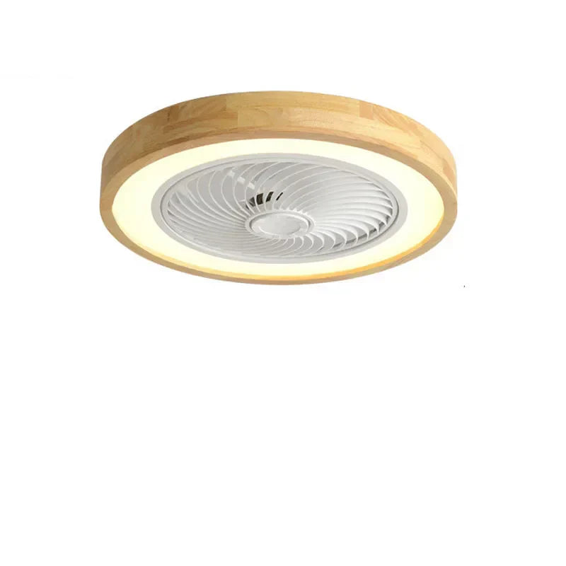 DecorBites™ 20" Wood Ceiling Fan with APP Remote Control & LED Light, Modern Living Bedroom Design