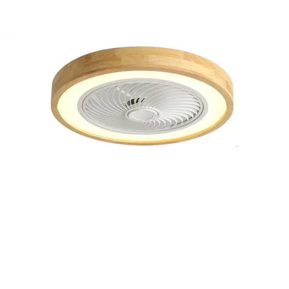 DecorBites™ 20" Wood Ceiling Fan with APP Remote Control & LED Light, Modern Living Bedroom Design