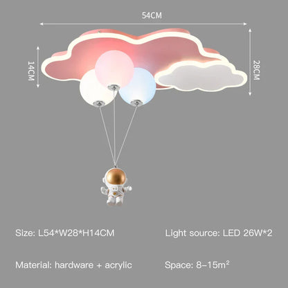 ™ Kids Cloud/Aircraft Chandelier with Remote Control - Interior Lighting Solution