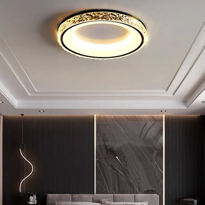 DecorBites™ LED Round Ceiling Light with Remote Control for Bedroom Living Room