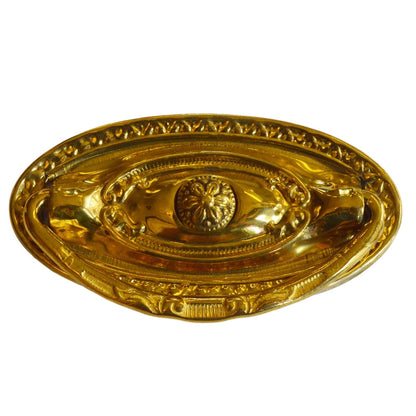 Ornate Brass or Antique Brass Drawer Pull