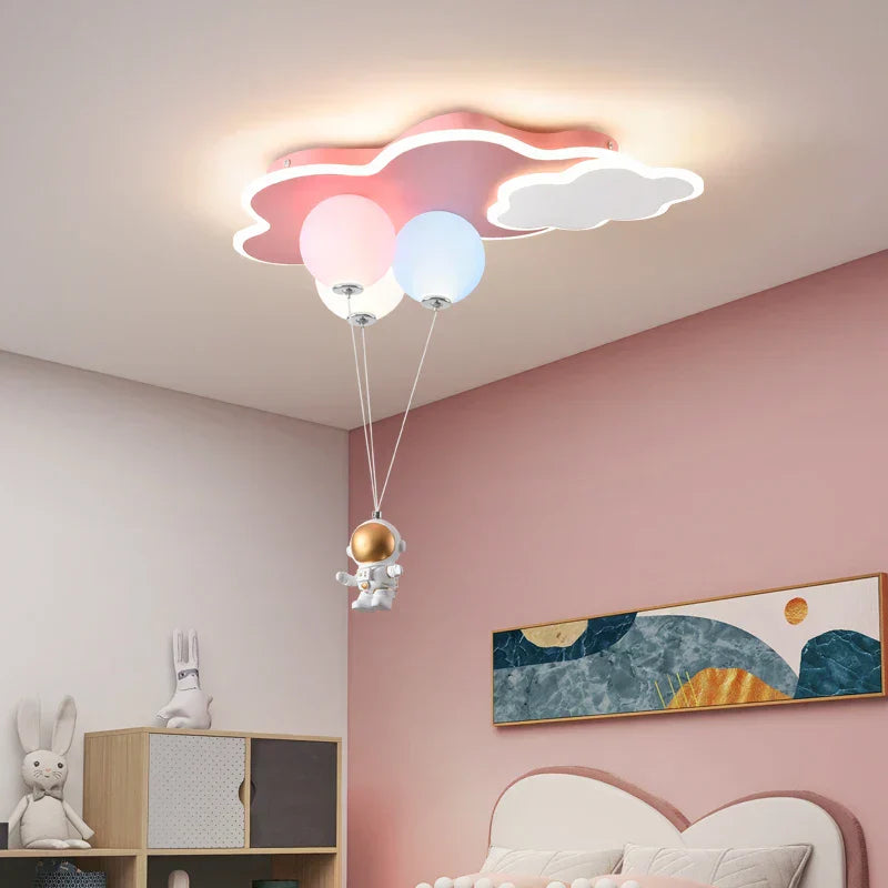 ™ Kids Cloud/Aircraft Chandelier with Remote Control - Interior Lighting Solution