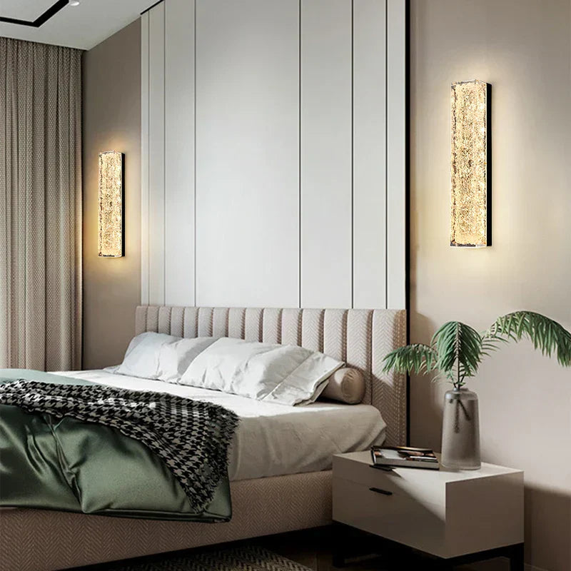 DecorBites™ LED Resin Wall Lamp for Bedroom and Living Room