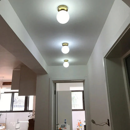 DecorBites™ Glass Ball Ceiling Light Fixture for Modern Bedroom Decor