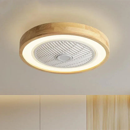 DecorBites™ 20" Wood Ceiling Fan with APP Remote Control & LED Light, Modern Living Bedroom Design