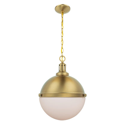 Aaron 12" 2-Light Gold Dimmable Island Pendant Light