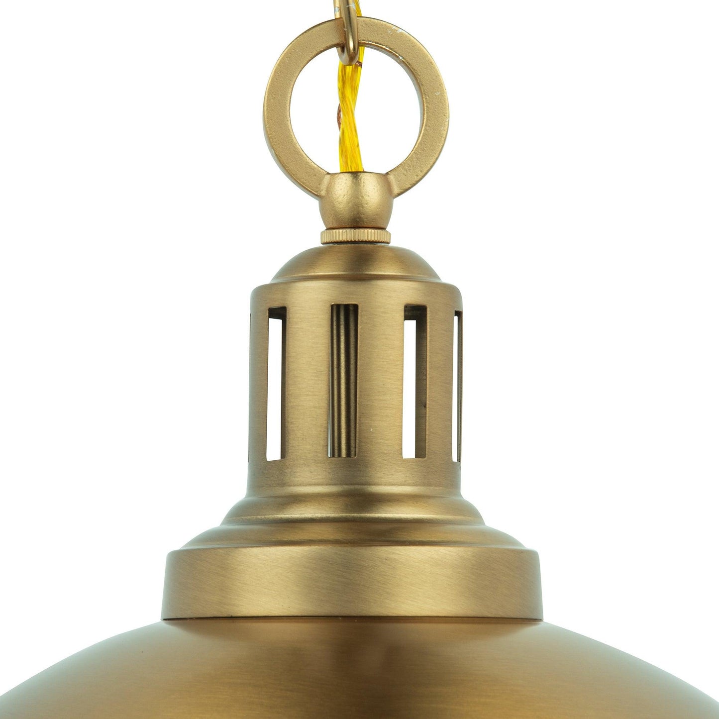 Aaron 12" 2-Light Gold Dimmable Island Pendant Light
