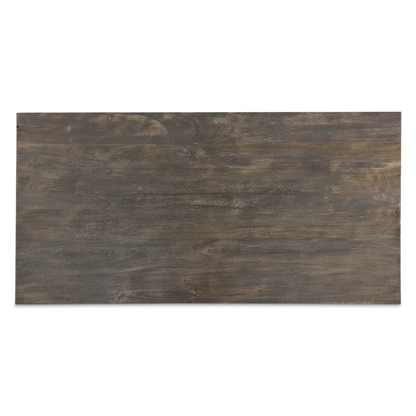 Lark Grey Mango Wood 3 Piece Dining Table Set
