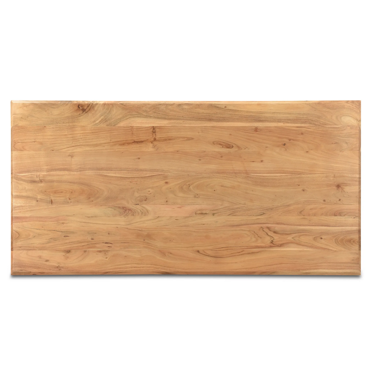 Solid Wood Angled Leg Dining Table - 80 Inch