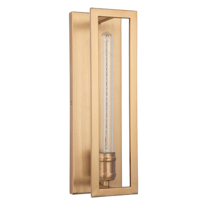 Adelman Gold 1-Light Decorative Dimmable Wall Sconce