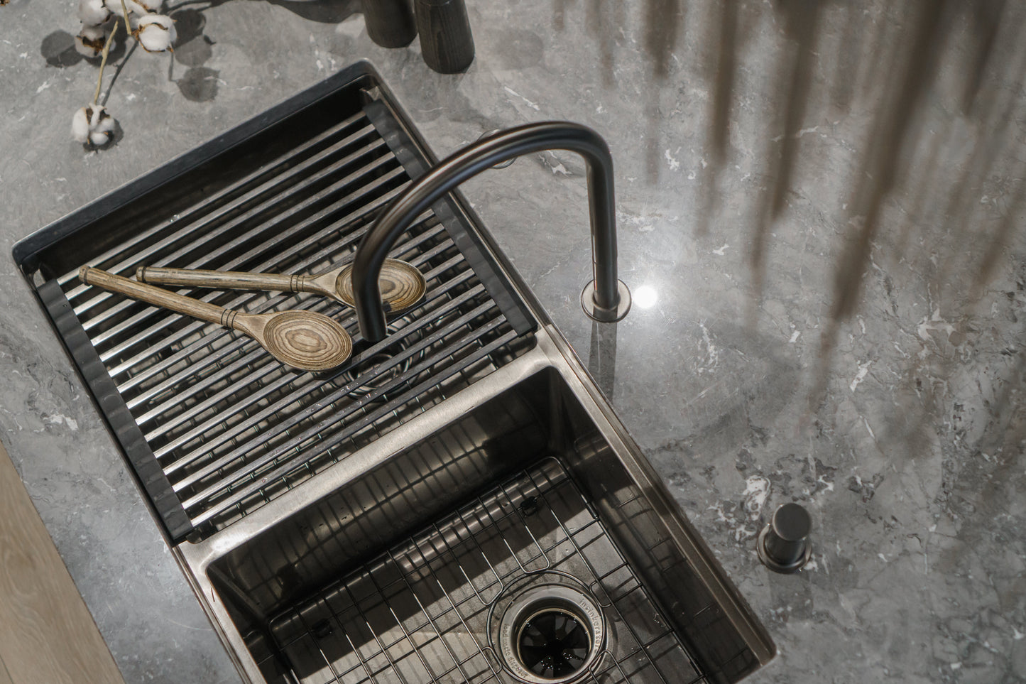 KF-11GM Gunmetal Pull-Down Kitchen Faucet