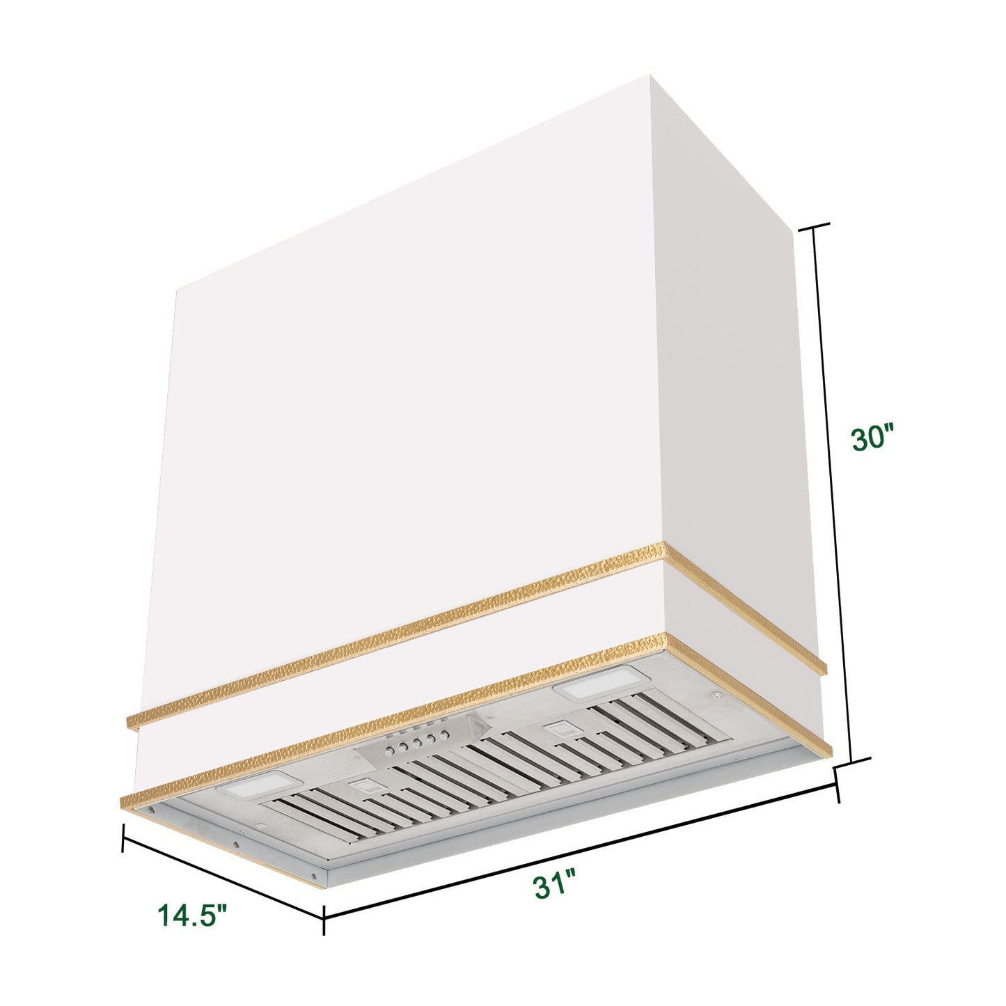 Akicon 30" Stainless Steel Wall Mount Range Hood with 600 CFM Vent Hood - AK-HS30HB-SW