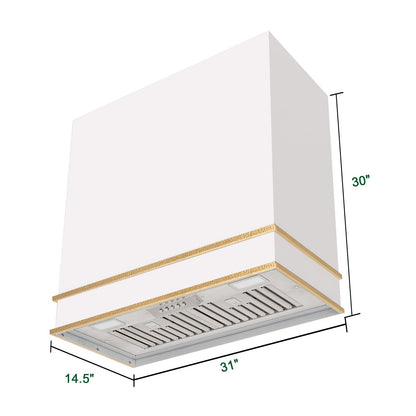 Akicon 30" Stainless Steel Wall Mount Range Hood with 600 CFM Vent Hood - AK-HS30HB-SW