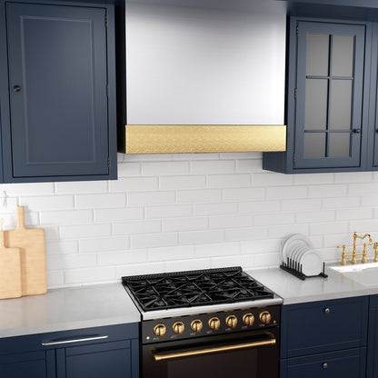 Akicon 36" Stainless Steel Wall Mount Range Hood with 600 CFM Vent Hood - AK-HS36HD-BS