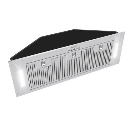36“ Range Hood Insert, 600 CFM Built-in Stainless Steel Kitchen Hood with LED Lights - AK-HOOD-36