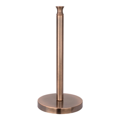 Copper Paper Towel Holder Roll Dispenser Stand for Kitchen Countertop & Dining Room Table