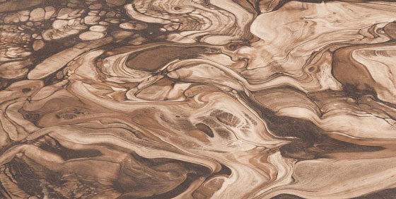 Amarone Brown Glossy 24x48 Vitrified Tile - NACS Collection