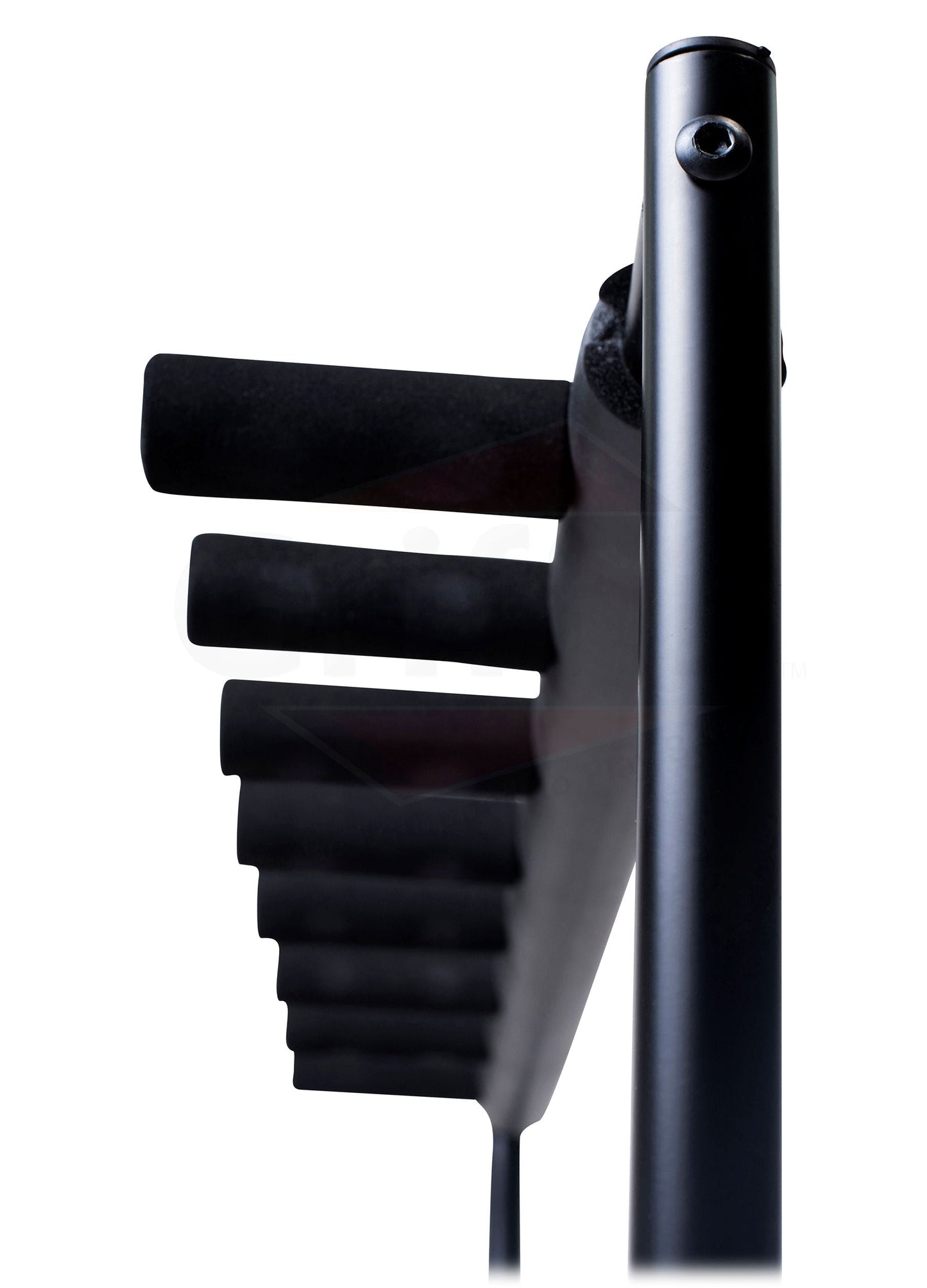 Five Guitar Rack Stand by GRIFFIN - Holder for 5 Guitars & Folds Up For Easy Transport - Neoprene Tubing Accessories For Music Bands, Recording Studio