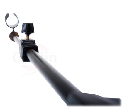 Tripod Microphone Boom Stand with XLR Mic Cable & Clip (Pack of 2) by GRIFFIN - Telescoping Arm for Studio Recording Accessories, Singing Vocal Mic