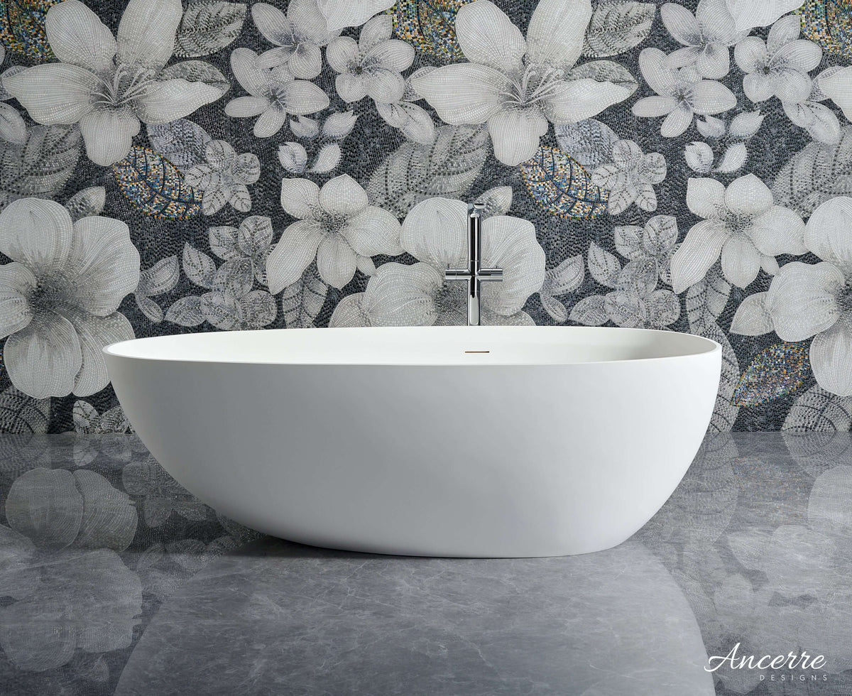 Arden 71” Freestanding Solid Surface Bathtub