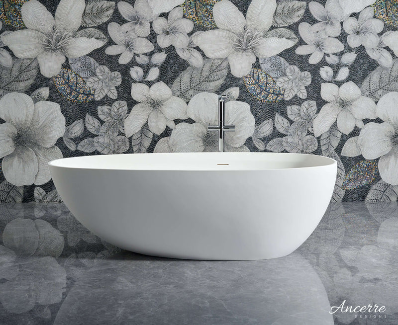 Arden 67” Freestanding Solid Surface Bathtub