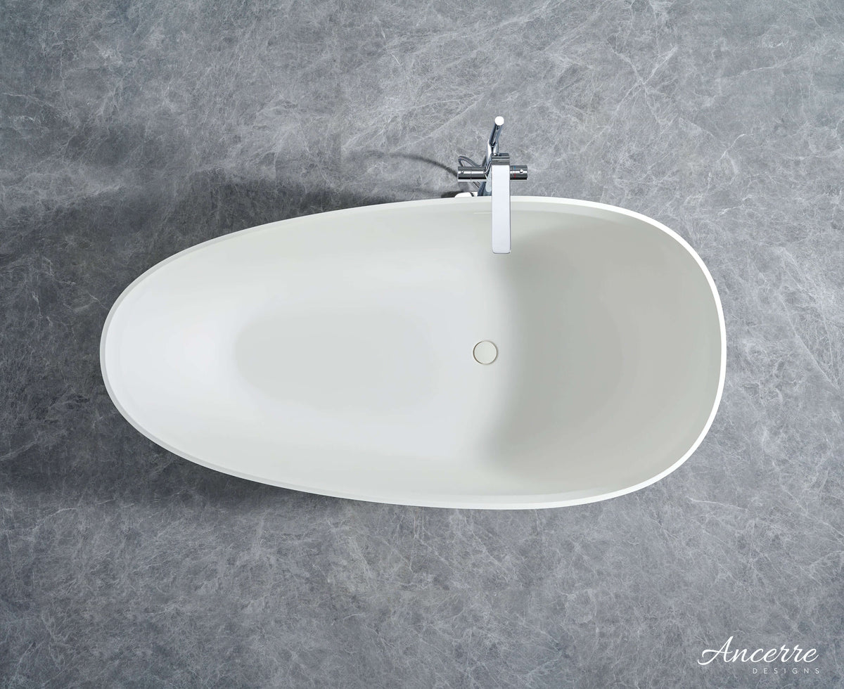 Arden 71” Freestanding Solid Surface Bathtub