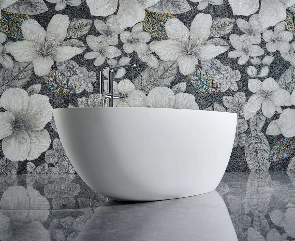 Arden 59” Freestanding Solid Surface Bathtub