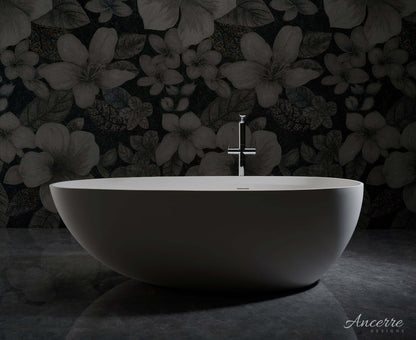 Arden 59” Freestanding Solid Surface Bathtub