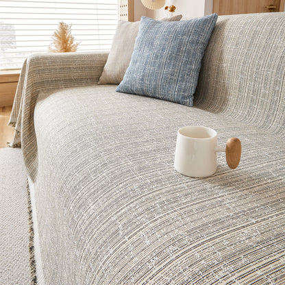 Couch Cover Blanket Couch Covers for Most Shape Sofas Washable Durable Sofa Throw Cover with Tassels