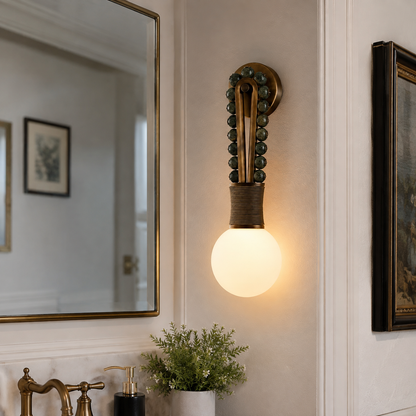 Loop Marble Wall Sconce
