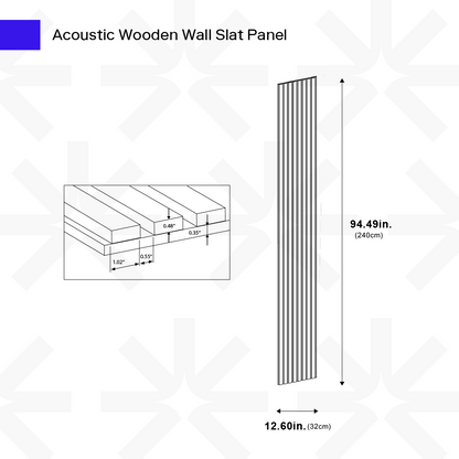 Acoustic Wooden Wall Panel